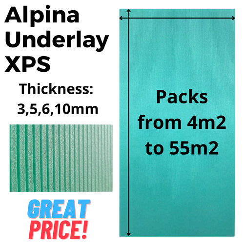 Xps underlay 10mm - 3,, 6,