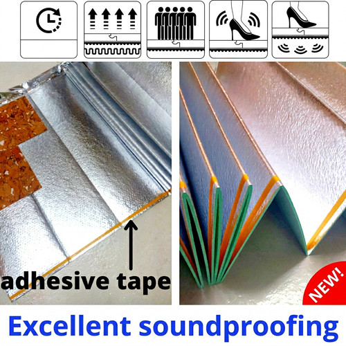 Acoustic underlay 3mm 5mm - 3mm,