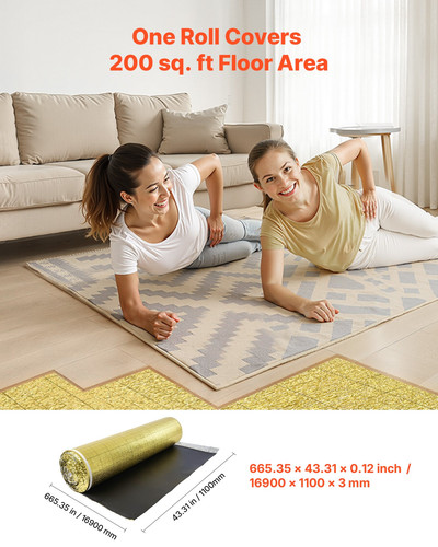 Floor underlayment 200 - floor, sq
